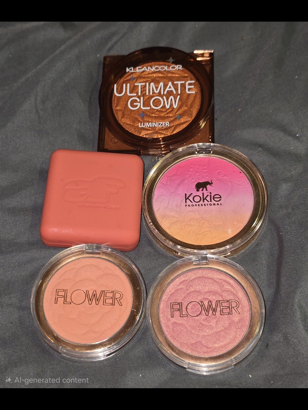 Kokie, Flower & About Face Blushes & Kleancolor Highlighter Bundle - Picture 3 of 14